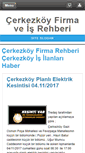 Mobile Screenshot of cerkezkoy.web.tr