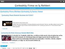 Tablet Screenshot of cerkezkoy.web.tr